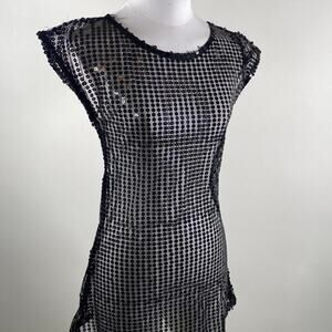indie sleaze sequin mini dress
